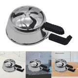 Maxbell Bowl Durable Fast Cleaning Heat Management Device Windproof for Cleaner Argent