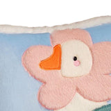 Maxbell Maxbell Travel Blanket pillow Collapsible Compact for Home Airplane Women Blue