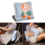 Maxbell Maxbell Travel Blanket pillow Collapsible Compact for Home Airplane Women Blue