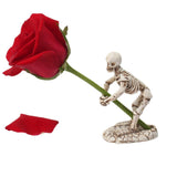 Maxbell Skull Holder Bracket Desktop Home Halloween Mini Resin Decor