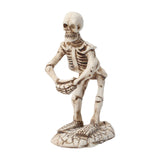 Maxbell Skull Holder Bracket Desktop Home Halloween Mini Resin Decor