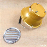 Maxbell BBQ Furnace Supply Alcohol with Handle Alcohol for Garden Travel Cooking Gold