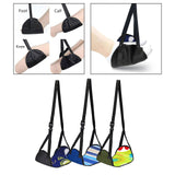 Maxbell Hanging Foot Hammocks Multipurpose Comfortable for Traveling Train Dormitory Blue