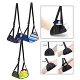 Maxbell Hanging Foot Hammocks Multipurpose Comfortable for Traveling Train Dormitory Blue