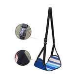 Maxbell Hanging Foot Hammocks Multipurpose Comfortable for Traveling Train Dormitory Blue