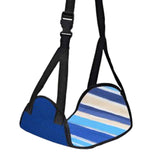 Maxbell Hanging Foot Hammocks Multipurpose Comfortable for Traveling Train Dormitory Blue