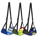 Maxbell Hanging Foot Hammocks Multipurpose Comfortable for Traveling Train Dormitory Blue