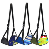 Maxbell Hanging Foot Hammocks Multipurpose Comfortable for Traveling Train Dormitory Blue