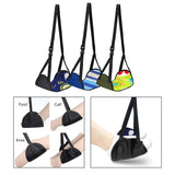 Maxbell Hanging Foot Hammocks Multipurpose Comfortable for Traveling Train Dormitory Blue