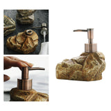 Maxbell Stone Shape Soap Dispenser Bath Accessories Creative for Countertop Hotel A