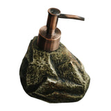 Maxbell Stone Shape Soap Dispenser Bath Accessories Creative for Countertop Hotel B