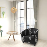 Maxbell Stretch Armchair Slipcover Chairs Cover for Restaurant Ceremony Decoration Black