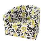 Maxbell Stretch Armchair Slipcover Chairs Cover for Restaurant Ceremony Decoration Black and Green