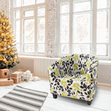 Maxbell Stretch Armchair Slipcover Chairs Cover for Restaurant Ceremony Decoration Black and Green