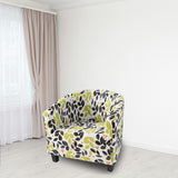 Maxbell Stretch Armchair Slipcover Chairs Cover for Restaurant Ceremony Decoration Black and Green