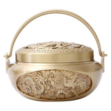 Maxbell Burner Cone Holder Burner Hand Warmer for Temple Decor Yellow