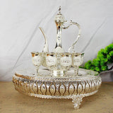 Maxbell Maxbell 8x Vintage Turkish Coffee Pot Set Household Use Retro for Wedding Style A