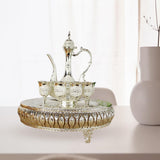 Maxbell Maxbell 8x Vintage Turkish Coffee Pot Set Household Use Retro for Wedding Style A