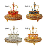 Maxbell Maxbell 8x Vintage Turkish Coffee Pot Set Household Use Retro for Wedding Style A