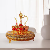 Maxbell Maxbell 8x Vintage Turkish Coffee Pot Set Household Use Retro for Wedding Style C