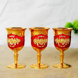 Maxbell Maxbell 8x Vintage Turkish Coffee Pot Set Household Use Retro for Wedding Style C