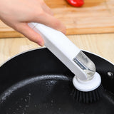 Maxbell Kitchen Cleaning Brush Cleaning Tools Soap Dispensing for Pot