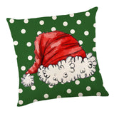Maxbell Maxbell Christmas Pillow Cover Square Rustic Decorative for Farmhouse style A