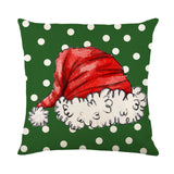 Maxbell Maxbell Christmas Pillow Cover Square Rustic Decorative for Farmhouse style A