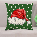 Maxbell Maxbell Christmas Pillow Cover Square Rustic Decorative for Farmhouse style A