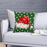 Maxbell Maxbell Christmas Pillow Cover Square Rustic Decorative for Farmhouse style A