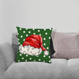 Maxbell Maxbell Christmas Pillow Cover Square Rustic Decorative for Farmhouse style A