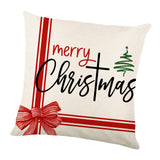 Maxbell Maxbell Christmas Pillow Cover Square Rustic Decorative for Farmhouse style B