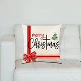 Maxbell Maxbell Christmas Pillow Cover Square Rustic Decorative for Farmhouse style B