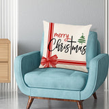Maxbell Maxbell Christmas Pillow Cover Square Rustic Decorative for Farmhouse style B