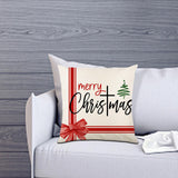 Maxbell Maxbell Christmas Pillow Cover Square Rustic Decorative for Farmhouse style B