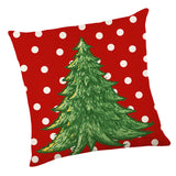 Maxbell Maxbell Christmas Pillow Cover Square Rustic Decorative for Farmhouse style C