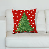 Maxbell Maxbell Christmas Pillow Cover Square Rustic Decorative for Farmhouse style C