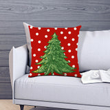 Maxbell Maxbell Christmas Pillow Cover Square Rustic Decorative for Farmhouse style C