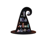 Maxbell Witch Hat Crystal Shelf Display Artwork for Home Room Bathroom S