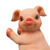 Maxbell Roll Paper Towel Rack Pigs Shaped Wall Mounted Reusable Durable for Kitchen