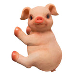 Maxbell Roll Paper Towel Rack Pigs Shaped Wall Mounted Reusable Durable for Kitchen