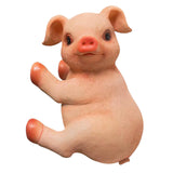 Maxbell Roll Paper Towel Rack Pigs Shaped Wall Mounted Reusable Durable for Kitchen