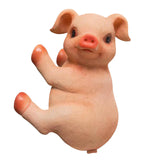 Maxbell Roll Paper Towel Rack Pigs Shaped Wall Mounted Reusable Durable for Kitchen