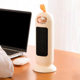 Maxbell Electric Space Heater Fan Heater Desktop Heater for Office Desk Living Room yellow