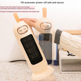 Maxbell Electric Space Heater Fan Heater Desktop Heater for Office Desk Living Room yellow