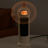 Maxbell Electric Space Heater Fan Heater Desktop Heater for Office Desk Living Room yellow