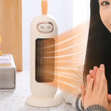 Maxbell Portable Electric Heater with Nightlight for Bathroom Household Office Yellow