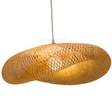 Maxbell Maxbell Bamboo Pendant Light Lantern Hand Woven for Corridor Dining Room Kitchen 80cmx55cmx25cm