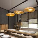 Maxbell Maxbell Bamboo Pendant Light Lantern Hand Woven for Corridor Dining Room Kitchen 80cmx55cmx25cm