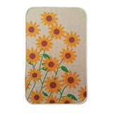 Maxbell Maxbell 16x47inch Linen Floral kitchen Toilet Floor Rug Carpet Non Slip